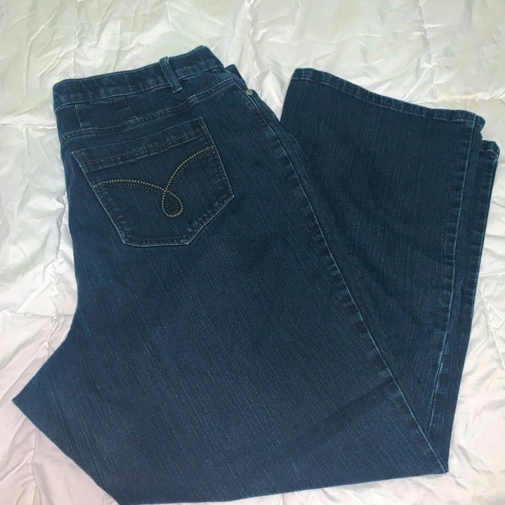 Penningtons Women’s Jeans Size 22 Black Straight
